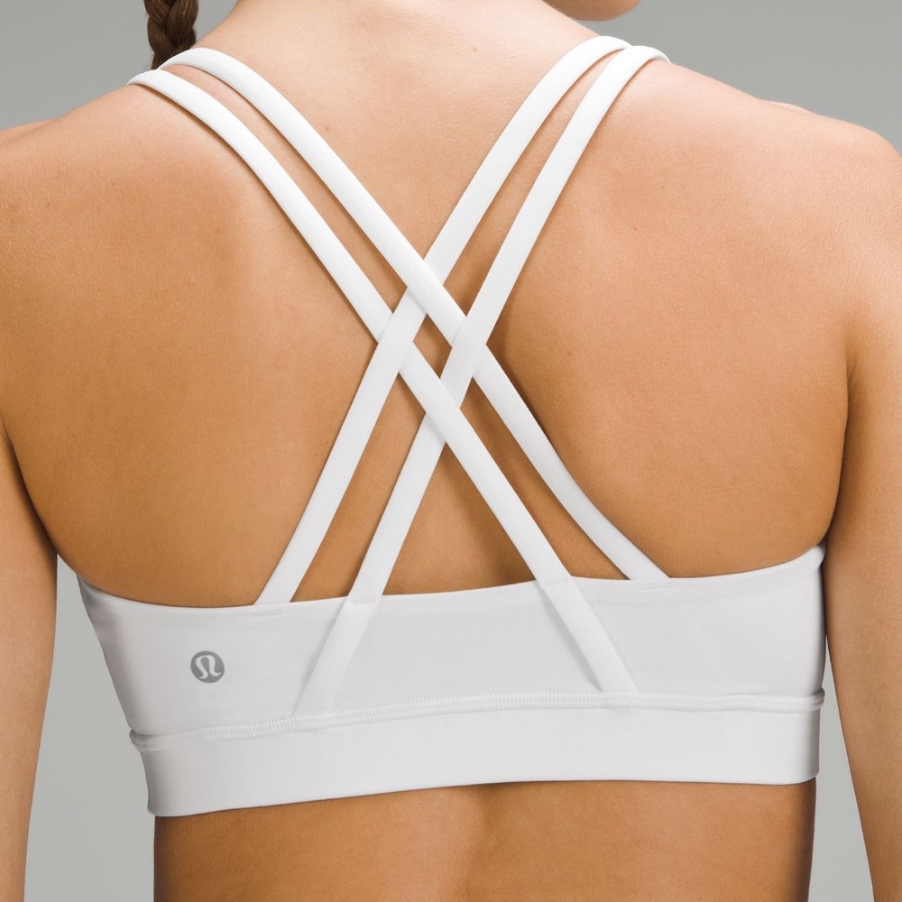 Lululemon Energy Bra, Size 10, White, NWT - Picture 3 of 7
